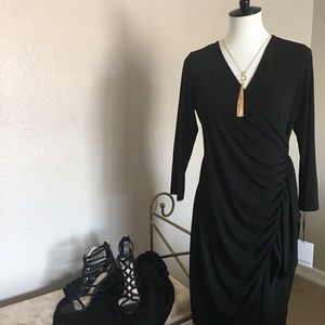 Black long sleeve dress Calvin Klein